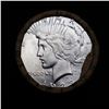 Image 2 : ***Auction Highlight*** Full solid date 1923-p Uncirculated Peace silver dollar roll, 20 coins (fc)