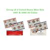 Image 1 : Group of 2 United States Mint Set in Original Government Packaging! From 1987-1988 with 20 Coins Ins