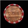Image 2 : Shotgun Lincoln 1c roll, 1963-d 50 pcs Bank Wrapper.
