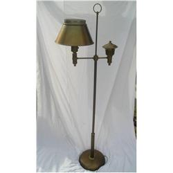 Brass floor lamp