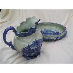 Ironstone Pitcher and Bowl Set