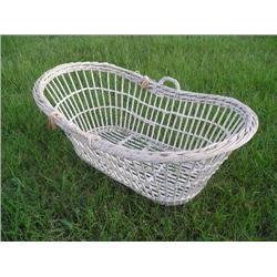 Old Wicker Basinet