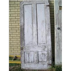 Old wood door