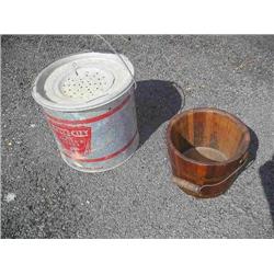 Minnow Bucket and Water Pail