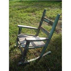 Child's Wooden Rocker