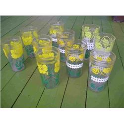 Floral Water Glasses