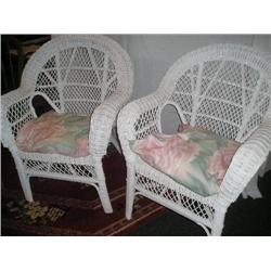 White Wicker Chairs