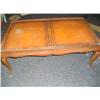 Image 1 : Leather Top Table