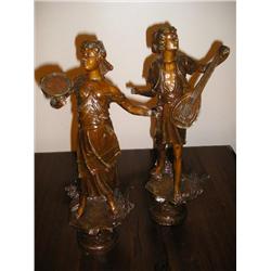 Spelter Figurines