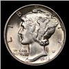 Image 2 : 1945-p Mercury Dime 10c Grades GEM+ Unc
