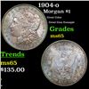 Image 1 : 1904-o Morgan Dollar $1 Grades GEM Unc