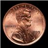 Image 2 : 1999-p Lincoln Cent Mint Error Broadstruck 1c Grades GEM++ RD