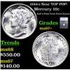 Image 1 : 1944-s Mercury Dime Near TOP POP! 10c Graded ms67+ BY SEGS