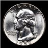 Image 2 : 1958-p Washington Quarter 25c Grades GEM++ Unc