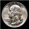 Image 2 : 1947-p Washington Quarter 25c Grades Choice+ Unc