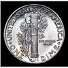 Image 3 : 1943-p Mercury Dime 10c Grades GEM+ Unc