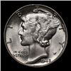 Image 2 : 1945-p Mercury Dime 10c Grades GEM+ Unc