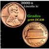 Image 1 : Proof 2000-s Lincoln Cent 1c Grades GEM++ Proof Deep Cameo