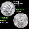 Image 1 : 1904-p Morgan Dollar $1 Grades Choice Unc