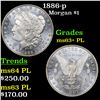 Image 1 : 1886-p Morgan Dollar $1 Grades Select Unc+ PL
