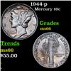 Image 1 : 1944-p Mercury Dime 10c Grades GEM+ Unc