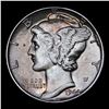 Image 2 : 1944-p Mercury Dime 10c Grades GEM+ Unc