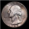 Image 2 : 1944-p Washington Quarter 25c Grades Choice Unc
