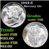 Image 1 : 1944-d Mercury Dime 10c Grades GEM++ FSB