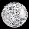 Image 2 : 1942-p Walking Liberty Half Dollar 50c Grades Select Unc
