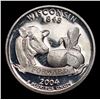Image 3 : Proof 2004-s Silver Washington Quarter 25c Grades GEM Proof Deep Cameo