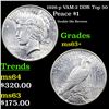 Image 1 : 1926-p Peace Dollar VAM-2 DDR Top 50 $1 Grades Select+ Unc
