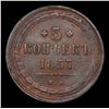 Image 3 : Russia 1857?? 5 Kopeks C# 152.1 Grades VF Details