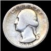 Image 2 : 1932-d Washington Quarter 25c Grades g, good