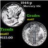 Image 1 : 1944-p Mercury Dime 10c Grades GEM++ Unc
