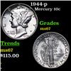 Image 1 : 1944-p Mercury Dime 10c Grades GEM++ Unc