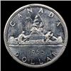 Image 3 : 1965 Small Beads, Pointed 5 Canada Dollar $1 Grades GEM+ UNC PL