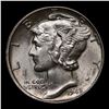 Image 2 : 1945-p Mercury Dime 10c Grades GEM+ Unc