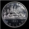 Image 3 : ***Auction Highlight*** 1963 Canada Dollar $1 Graded ms67+ PL By SEGS (fc)