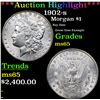Image 1 : ***Auction Highlight*** 1902-s Morgan Dollar $1 Graded GEM Unc BY USCG (fc)