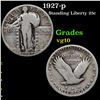 Image 1 : 1927-p Standing Liberty Quarter 25c Grades vg+