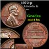Image 1 : 1972-p DDO Lincoln Cent 1c Grades Choice Unc BN