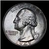 Image 2 : 1947-p Washington Quarter 25c Grades GEM+ Unc