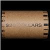 Image 5 : ***Auction Highlight***  AU/BU Slider Brinks Shotgun Morgan $1 Roll 1900 & P Ends Virtually UNC (fc)