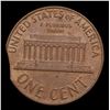 Image 3 : 1964-d Lincoln Cent Mint Error, Clipped planchet 1c Grades Select Unc BN