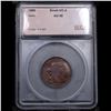 Image 4 : ***Auction Highlight*** 1805 Draped Bust Half Cent Small 5,Stems C-3 R-4 TOP POP! 1/2c Graded au58 B