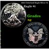 Image 1 : 2021 Colorized Eagle Silver $1 Silver Eagle Dollar $1