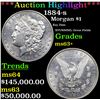 Image 1 : ***Auction Highlight*** 1884-s Morgan Dollar $1 Graded Select+ Unc BY USCG (fc)