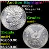 Image 1 : ***Auction Highlight*** 1883-s Morgan Dollar $1 Graded Select+ Unc BY USCG (fc)