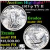 Image 1 : ***Auction Highlight*** 1917-p TY II Standing Liberty Quarter 25c Graded ms66+ FH BY SEGS (fc)