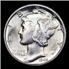 Image 2 : 1944-d Mercury Dime 10c Graded ms67 fsb BY SEGS